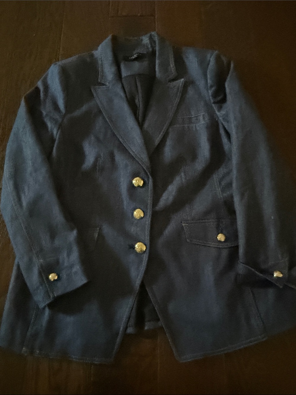 Talbots Petite Navy denim Jacket